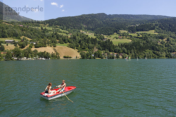 Ruderboot auf Brennsee oder Feldsee