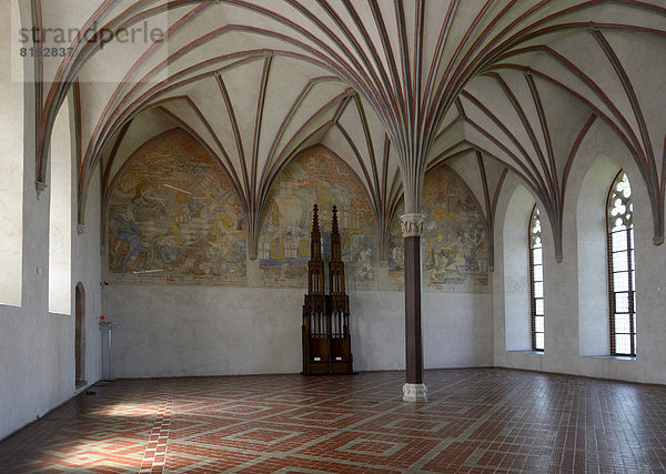 Raum der Mittelburg  Marienburg  Europas größte mittelalterliche Burganlage