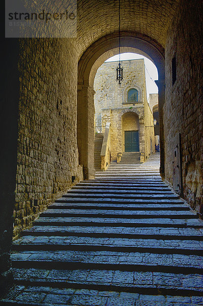 Treppenaufgang zum Castel dell'Ovo