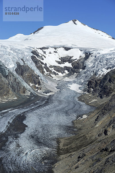 Pasterze-Gletscher  hinten der Johannisberg