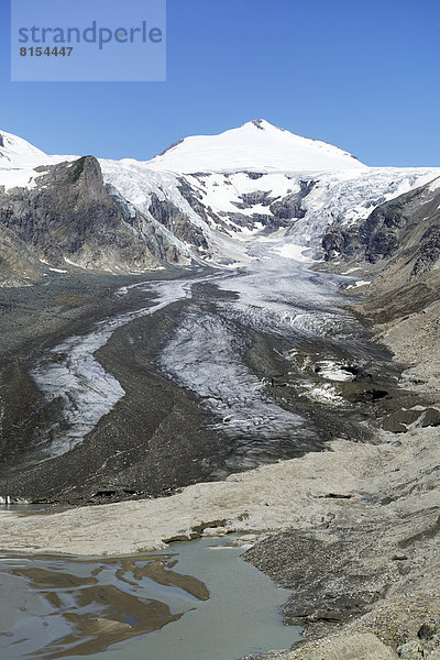 Gletschersee vom Pasterze-Gletscher  hinten der Johannisberg