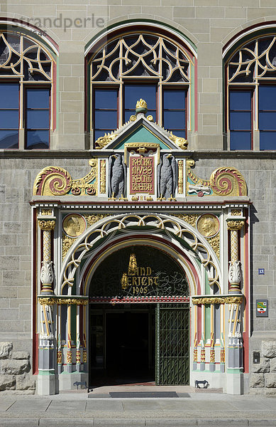 Ornate portal  District Court