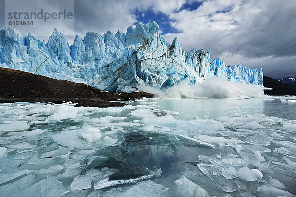 Perito-Moreno-Gletscher  Gletscherzunge  Gletscherbruch