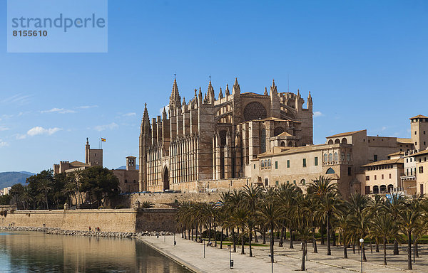 Spanien  Mallorca  Blick auf die Kathedrale von La Seu