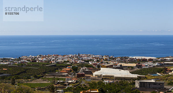 Spain  View of Coastal town of Garachico