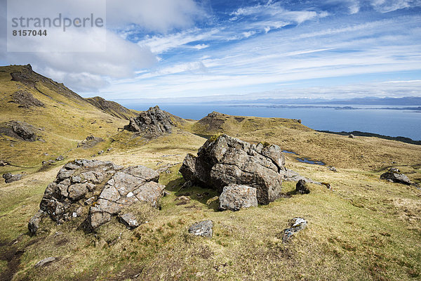 Vereinigtes Königreich  Schottland  Ansicht von Storr