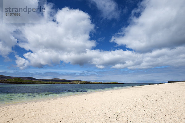 Großbritannien  Schottland  Blick auf Coral Beach bei Dunvegan