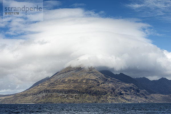 Vereinigtes Königreich  Schottland  Isle of Skye  Blick auf Cuillin Hills