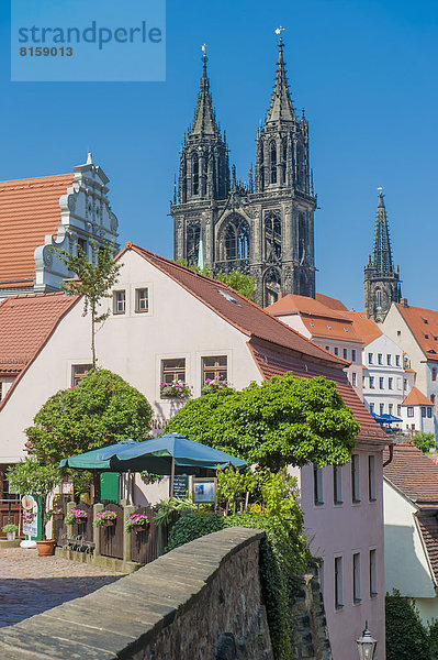 Germany  Saxony  View of Meissen old city