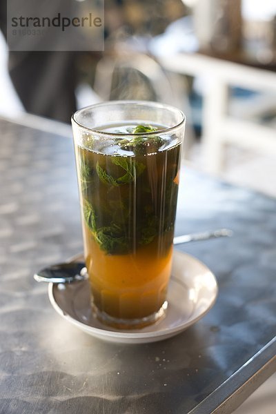 Glas  Tradition  Cafe  Minze  marokkanisch  Marokko  Tee