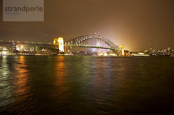 Fischereihafen  Fischerhafen  Nacht  Brücke