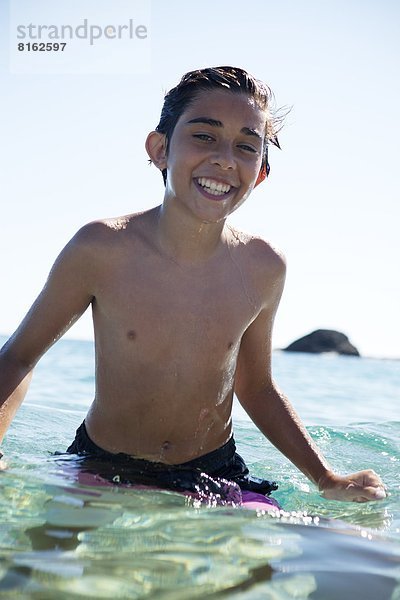 Junge - Person baden Meer