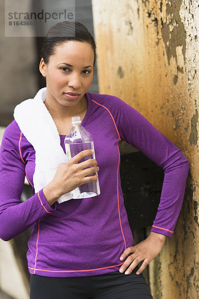 Wasser  Portrait  Jogger  Flasche