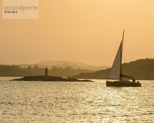 Segeln  Sonnenuntergang  Boot  Meer