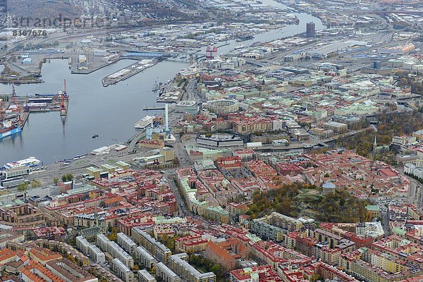 Ansicht Luftbild Fernsehantenne Göteborg