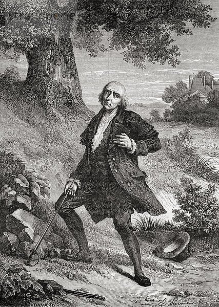 Death Of Roland. Jean-Marie Roland De La Platiére  1734-1793. French Interior Minister 1792-3. From Histoire De La Revolution Francaise By Louis Blanc.