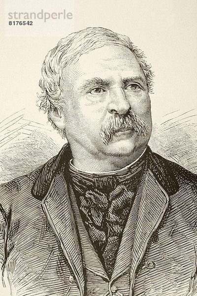 Ferenc Deák  1803 To 1876. Hungarian Statesman. From A 19Th Century Illustration.