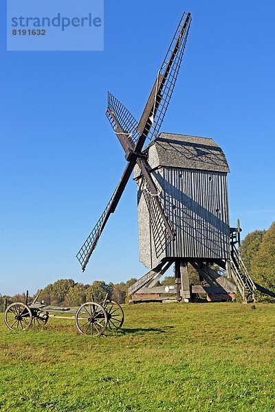 Bockwindmühle  Dudensen  Niedersachsen  Deutschland  Europa
