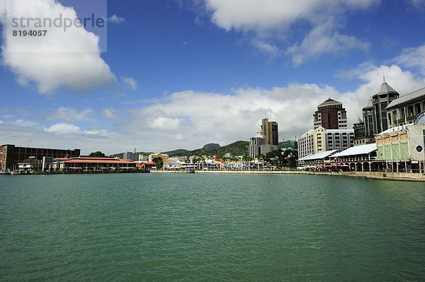 Cityscape of Port Louis  from the water