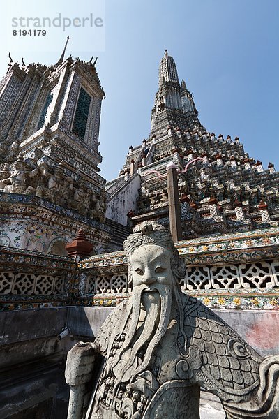 Stupa des Wat Arun  Bangkok  Thailand  Asien