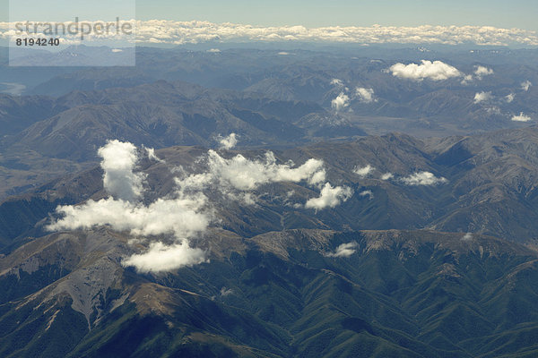 Luftaufnahme  Oxford Forest in den Southern Alps