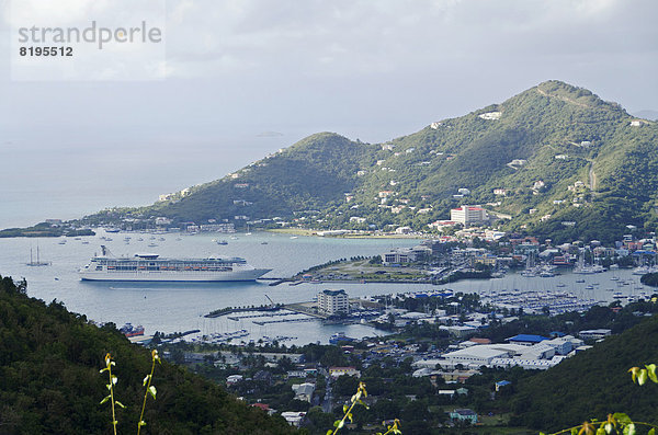 Hafen  Road Town  Tortola  Kleine Antillen  Karibik  Amerika