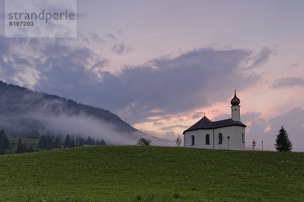 Austria  Tyrol  Schwaz  View of St Annes Chapel in Achenkirch