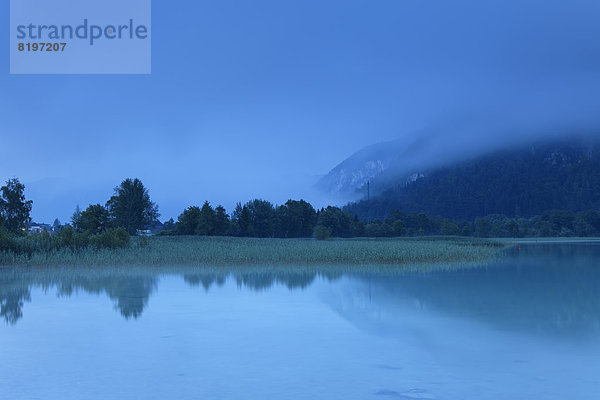 Austria  Tyrol  View of Achensee lake at dawn