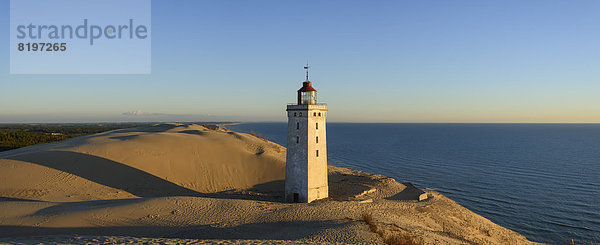 Denmark  View of Rubjerg Knude Lighthouse at North Sea