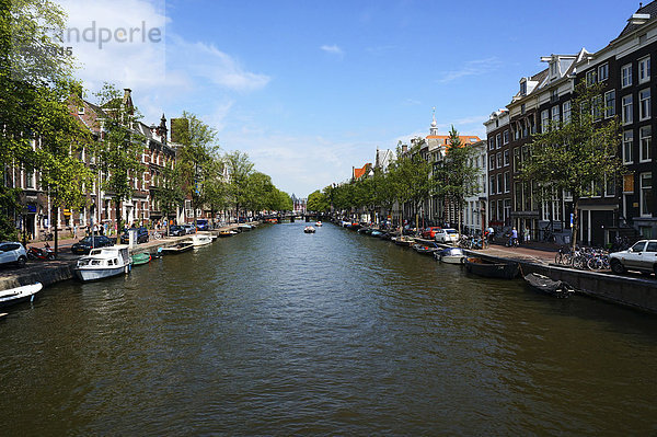 Niederlande  Amsterdam  Kloveniersburgwall  Blick auf Nieuwmarkt