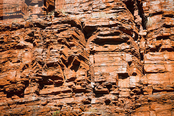 Australia  Red rock walls in Karijini National Park
