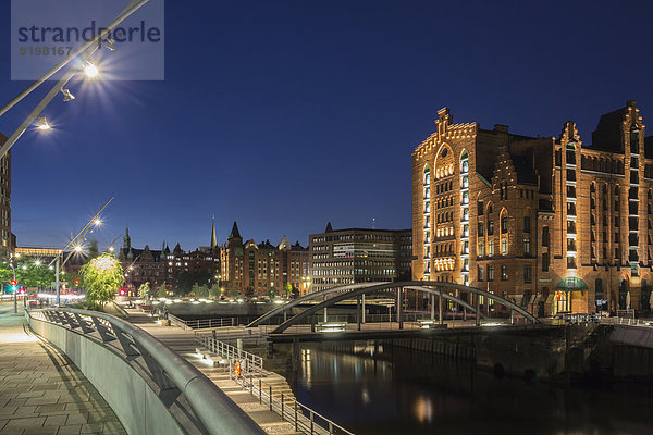 Deutschland  Hamburg  Blick auf die HafenCity