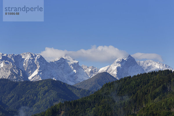 Österreich  Kärnten  Blick auf die Kamniker Alpen