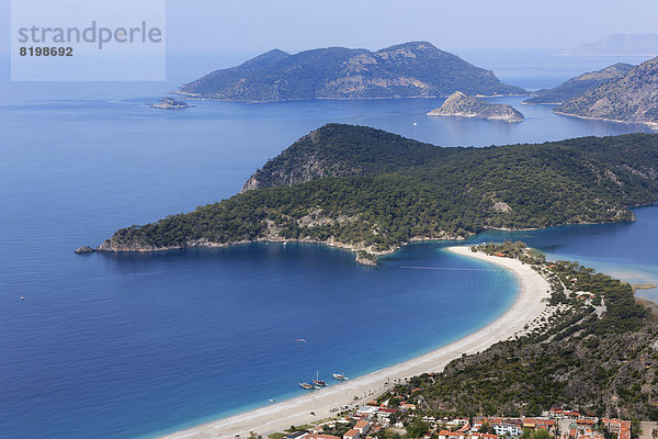 Turkey  Aegean  View of Lycian coast from Lycian Way