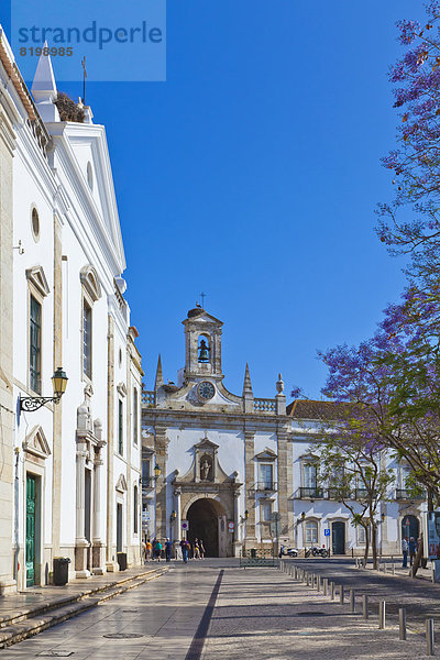 Portugal  Faro  View of Arco da Vila building