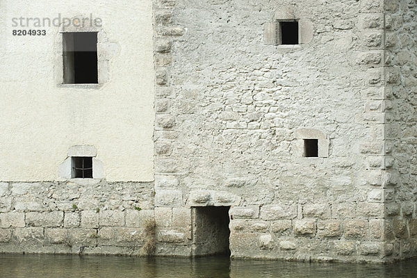 !7. Jahrhundert Gebäude umgeben von Wasser