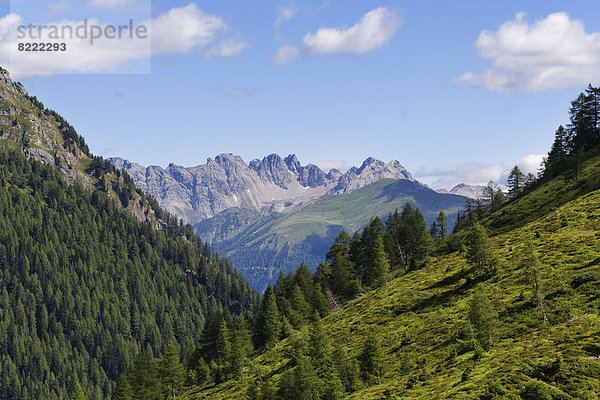 Ausblick vom Hochweißsteinhaus zu den Lienzer Dolomiten