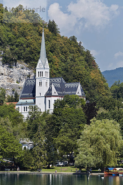 Kirche von Bled  Bleder See
