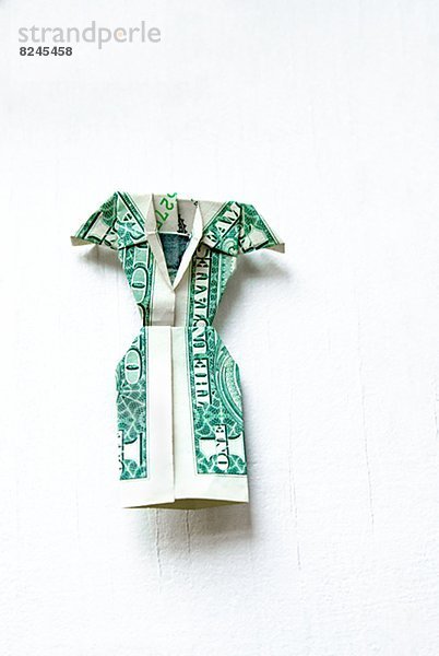 Dollar 1 Rechnung Kleid Origami