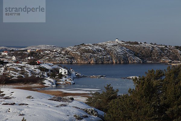 Winter coastline