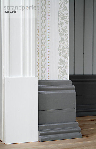 Detail Details Ausschnitt Ausschnitte Interior zu Hause grau Tapete