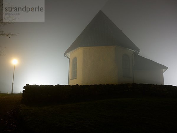 Nacht  Nebel  Kirche