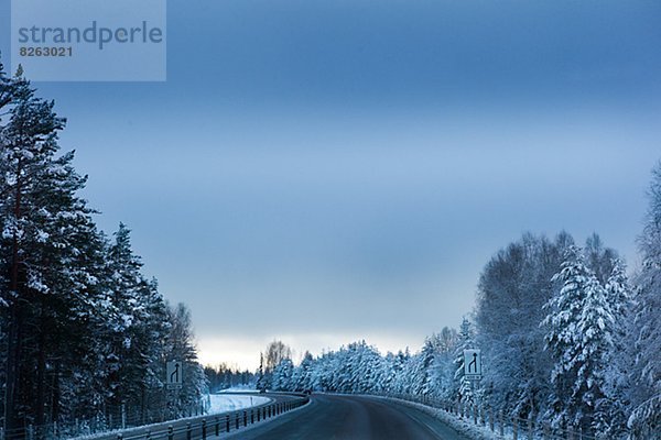 Winter  Fernverkehrsstraße