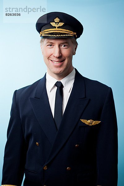 Portrait  lächeln  Pilot