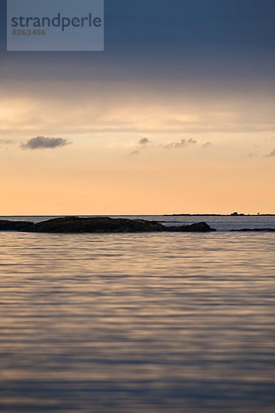 Felsen  Sonnenuntergang  Insel  Inselgruppe