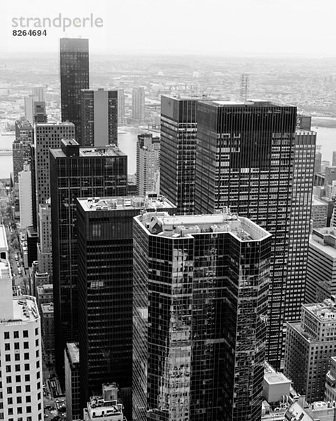 hoch oben Hochhaus Ansicht Flachwinkelansicht Winkel