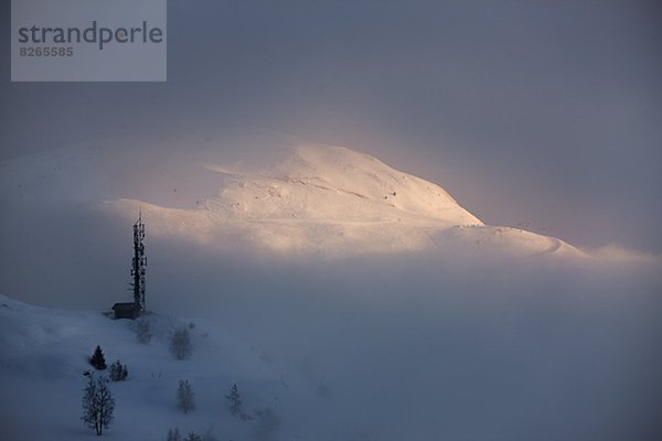 Berg  Abend  Nebel  Berggipfel  Gipfel  Spitze  Spitzen