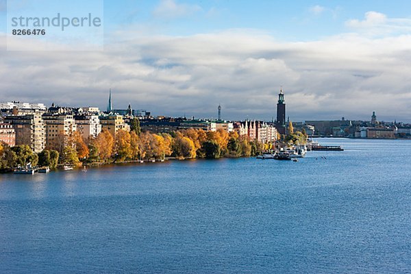 Stockholm  Hauptstadt  Riddarfjarden  Schweden
