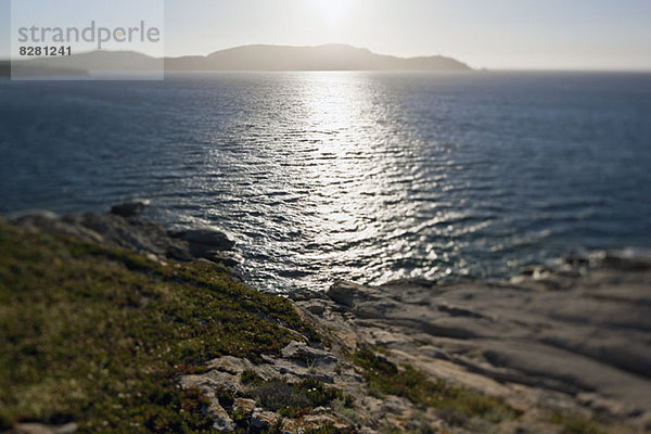 Die Sonne am Mittelmeer  Calvi  Korsika  Frankreich