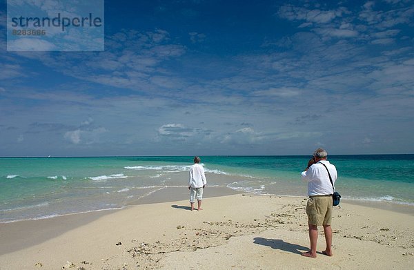 Retired couple on holiday in  Zanzibar